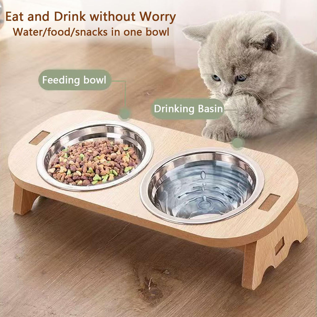 COMEDERO ELEVADO DE MADERA