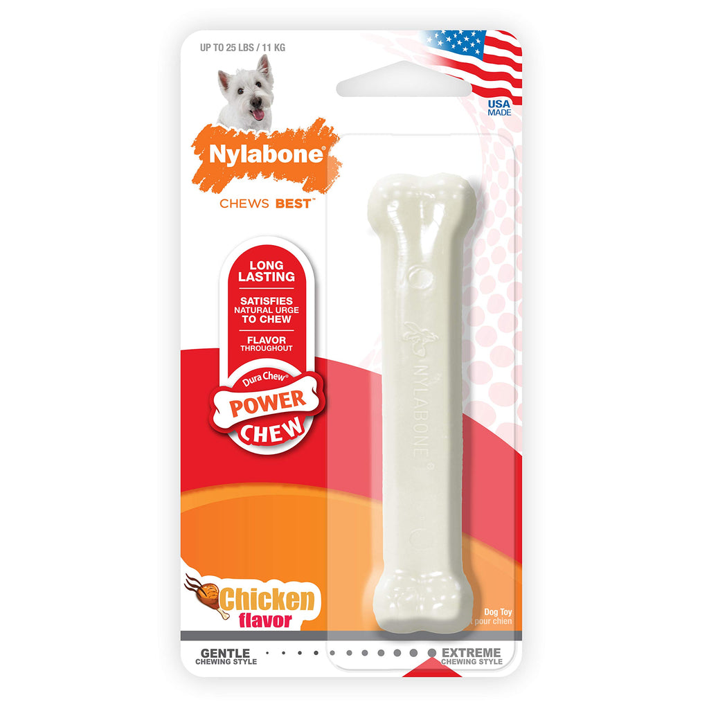 NYLABONE POWER CHEW BONE, BACON