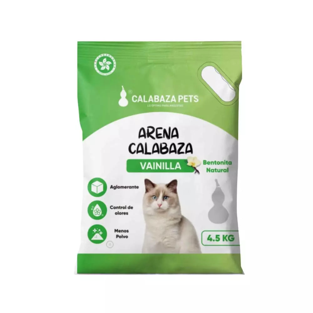 ARENA CALABAZA PETS 100% BENTONITA 4.5KG