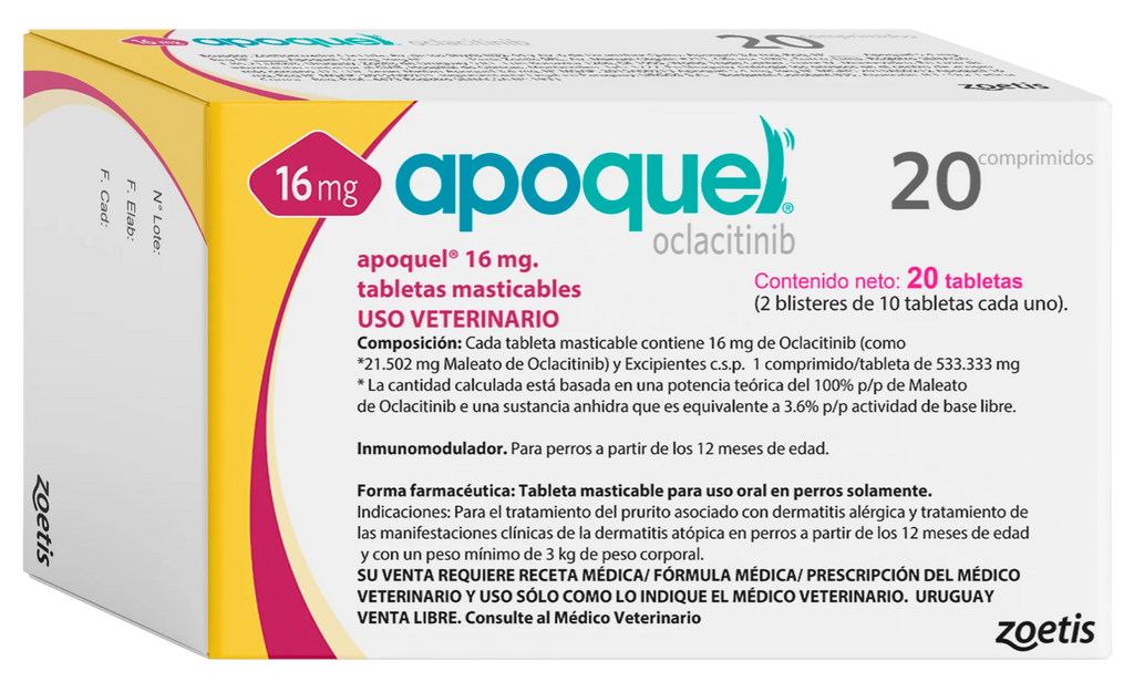 APOQUEL 16 MG  BLISTER X 10 UND