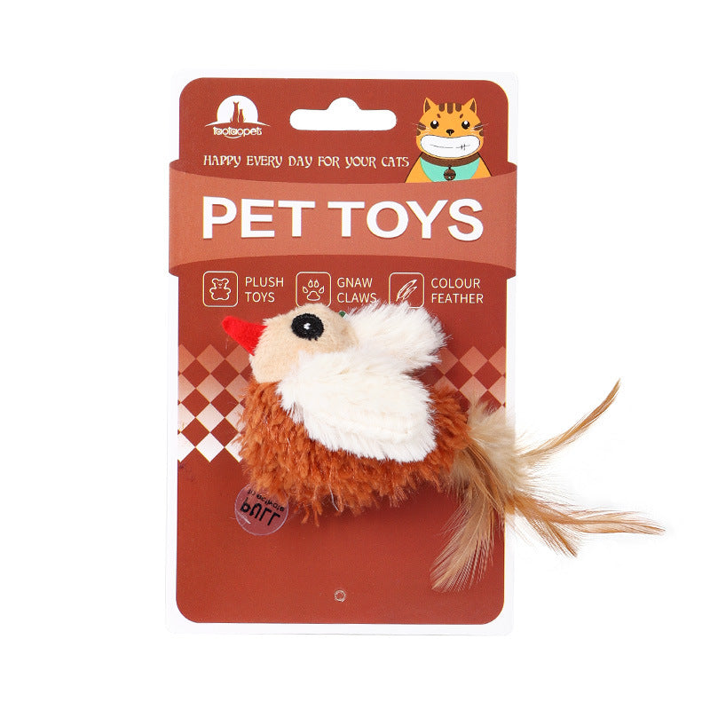 JUGUETE PAJARO PARA GATO